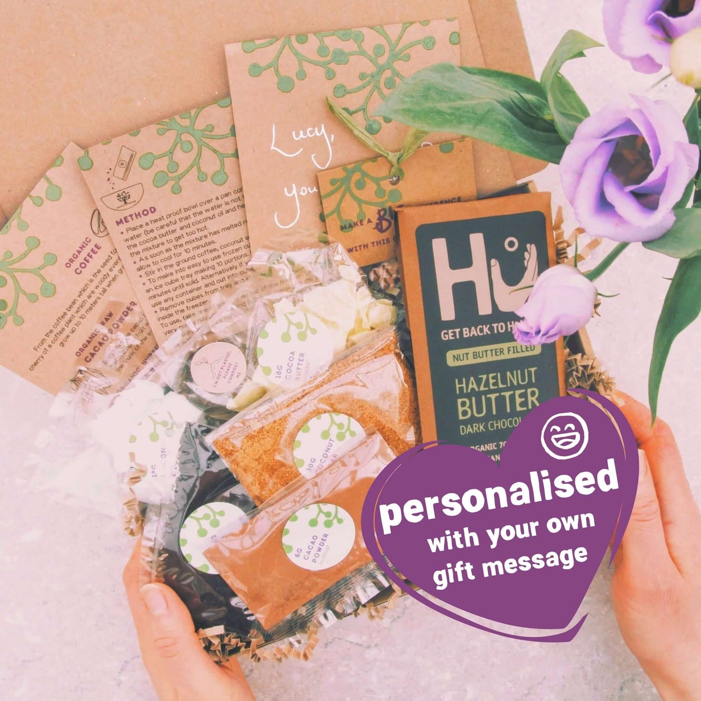 personalised gift message inside congratulations gift