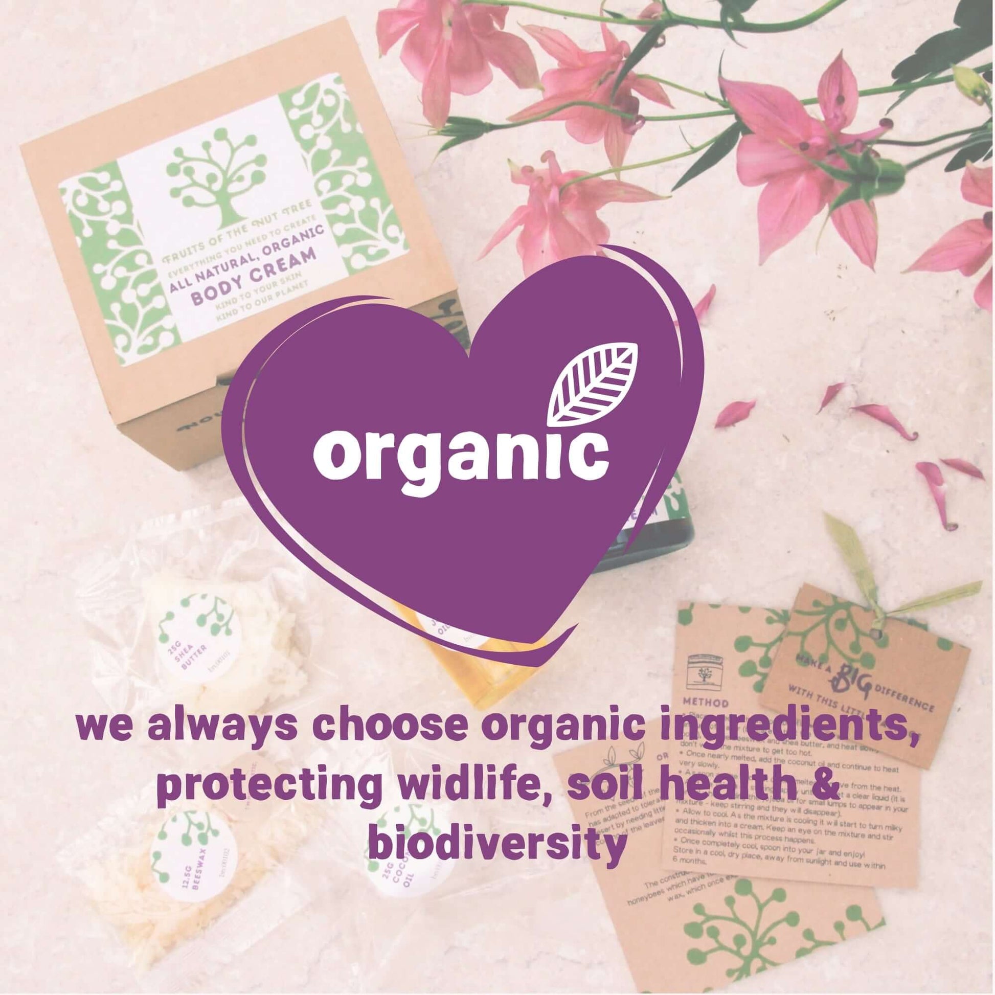 organic body cream diy kit