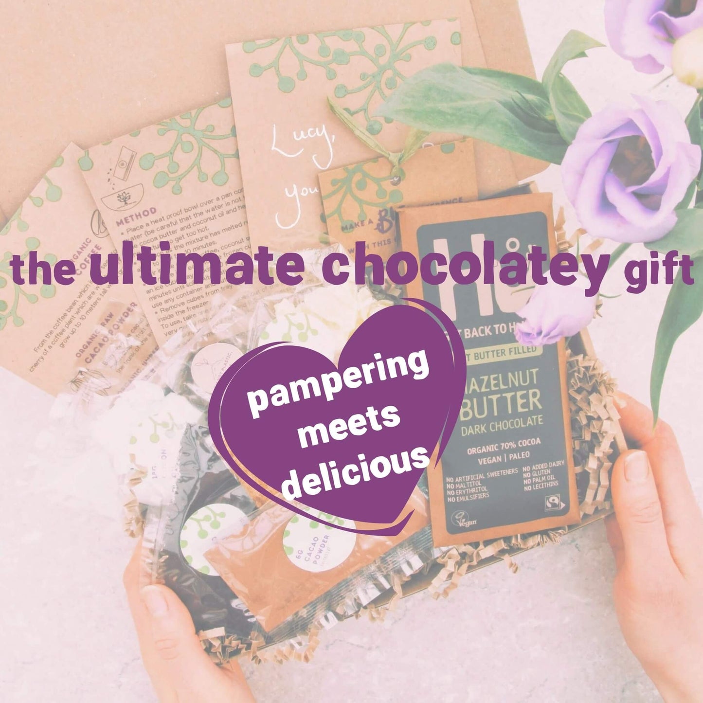 pampering & chocolate 30th birthday gift