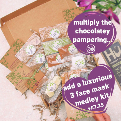 add three organic vegan face mask kits to gift for mum